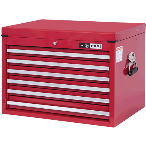 PMC2706 Pro Series Toolbox Combo, 17-7/8" D x 26" W x 18-15/16" H, Red Auto-Cam