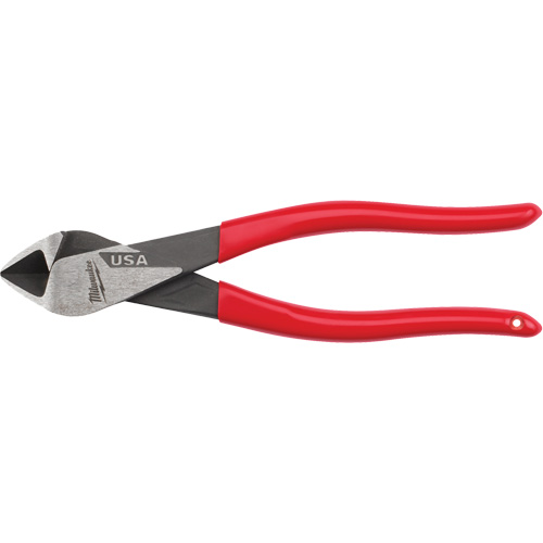 Diagonal Dipped Grip Cutting Pliers, 8" L Auto-Cam