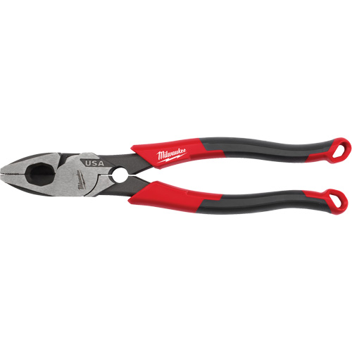 Lineman's Comfort Grip Pliers with Thread Cleaner Auto-Cam