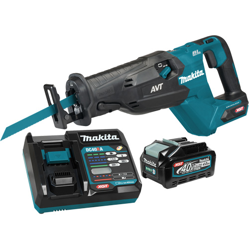 XGT Brushless Cordless Reciprocating Saw, 40 V, Lithium-Ion Battery, 0-3000 SPM Auto-Cam
