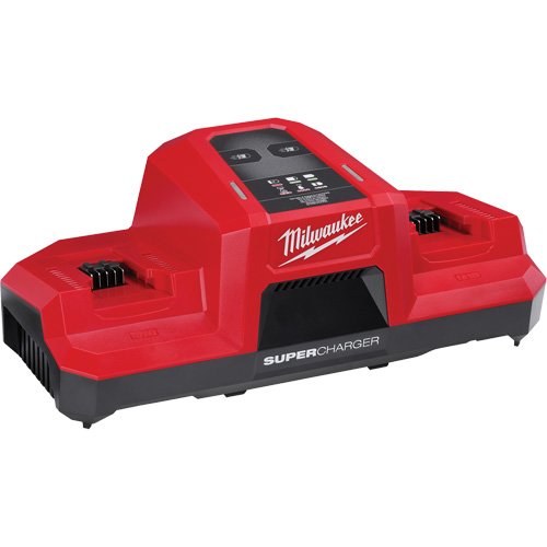 Super chargeur &agrave; double baie simultan&eacute;e M18, 18 V, Lithium-ion Auto-Cam