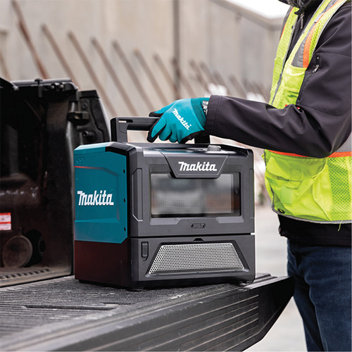 Four &agrave; micro-ondes sans fil 40 V Max XGT (outil seulement), 350 W/500 W, Noir/bleu Auto-Cam