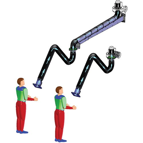 Fume Extractor Arms Auto-Cam