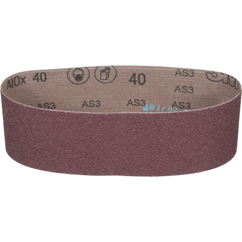 Cloth Belt 241D, 3" W X 24" L, Aluminum Oxide, 40 Grit Auto-Cam