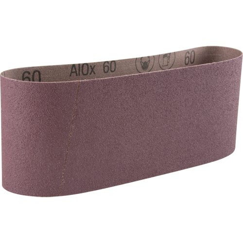 Cloth Belt 341D, 4" W x 24" L, Aluminum Oxide, 60 Grit Auto-Cam