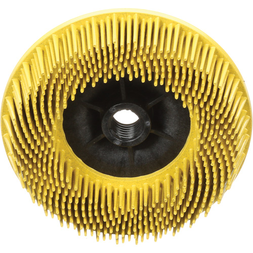 Disques radiaux bristle pour meuleuses angulaires Scotch-Brite, C&eacute;ramique, Grain 80, 4-1/2" dia. Auto-Cam