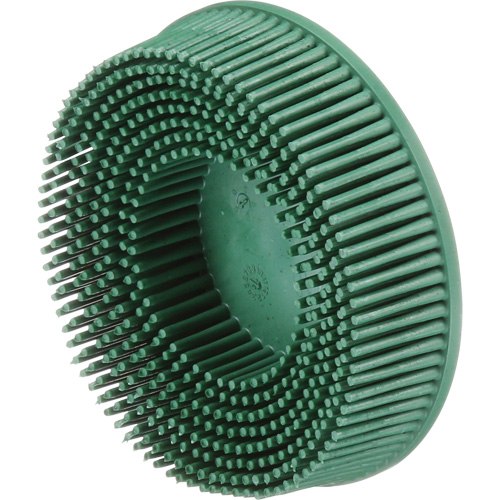 Scotch-Brite Roloc Bristle Discs, 50 Grit, 3" Dia. Auto-Cam