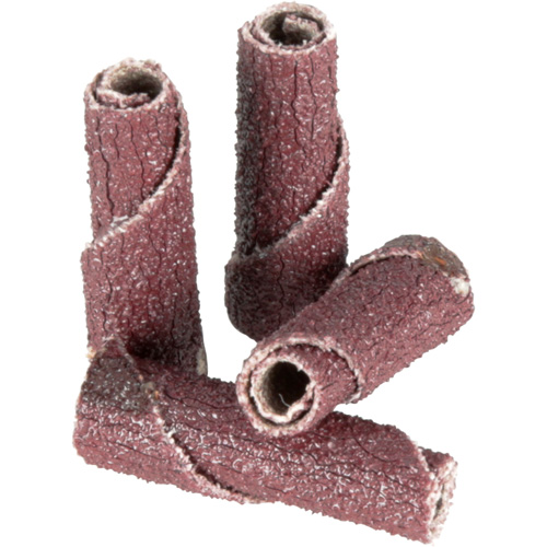 Cartridge Roll 241D, 80 Grit, 1/4" Dia., Aluminum Oxide, 1" L, 1/8" Arbor Auto-Cam