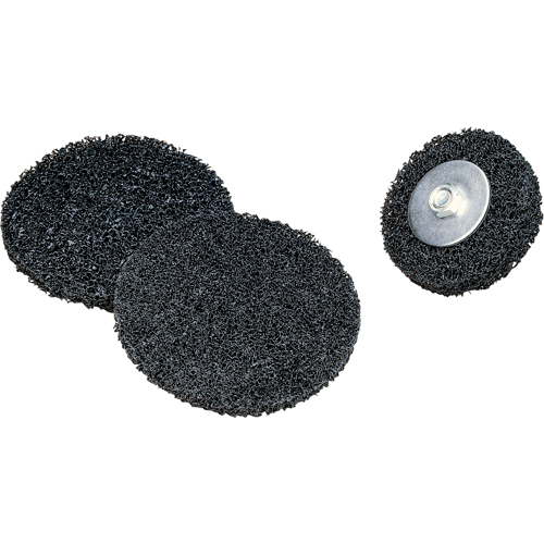 Scotch-Brite Clean & Strip Discs, 4" Dia., Extra Coarse Grit, Silicon Carbide Auto-Cam