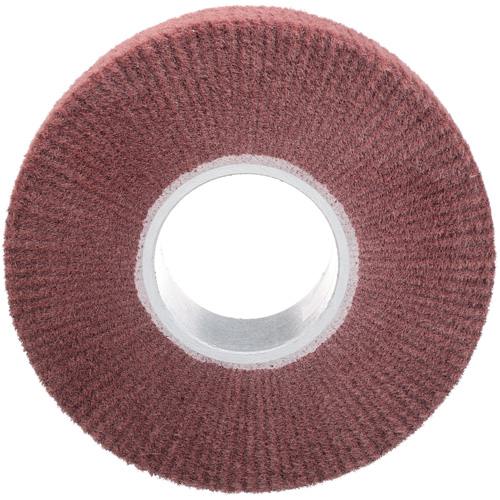 Brosse &agrave; lamelle de finition Scotch-Brite, Oxyde d'aluminium, Grain Fin, 8" x 2" x 3" Auto-Cam