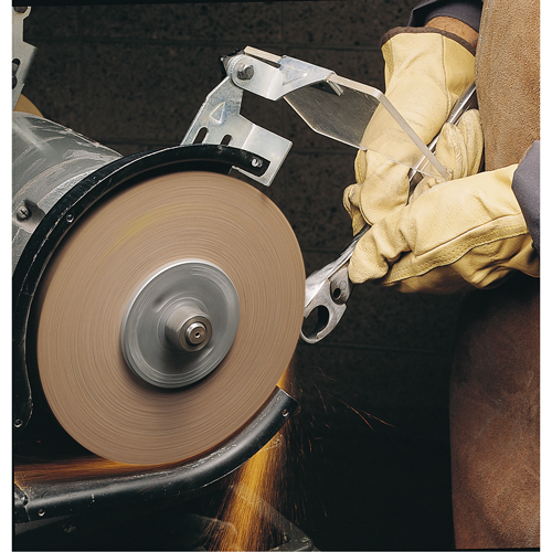 Scotch-Brite Cut & Polish Wheels, 6" Dia. x 1" W, 1" Arbor, Aluminum Oxide Auto-Cam