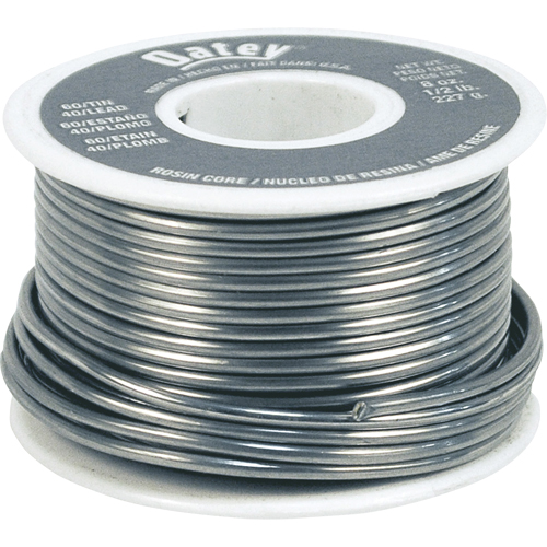 60/40 Solder, Lead-Based, 60% Tin 40% Lead, Rosin Core, 0.063" Dia. Auto-Cam