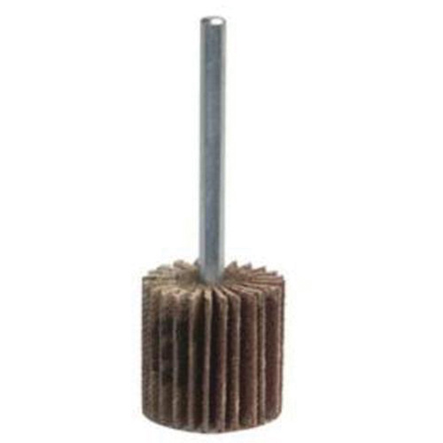 Grind-O-Flex Mini Mounted Flap Wheel, Aluminum Oxide, 80 Grit, 2" x 1" x 1/4" Auto-Cam