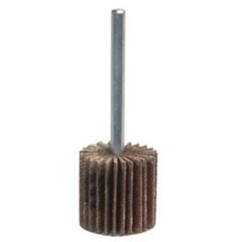 Grind-O-Flex Mini Mounted Flap Wheel, Ceramic Alumina, 180 Grit, 2" x 1-1/2" x 1/4" Auto-Cam