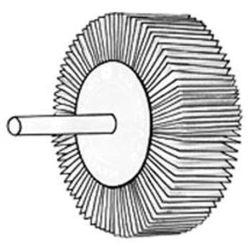 Grind-O-Flex Micro-Mini Flap Wheel, Aluminum Oxide, 120 Grit, 3/4" x 3/16" x 1/8" Auto-Cam