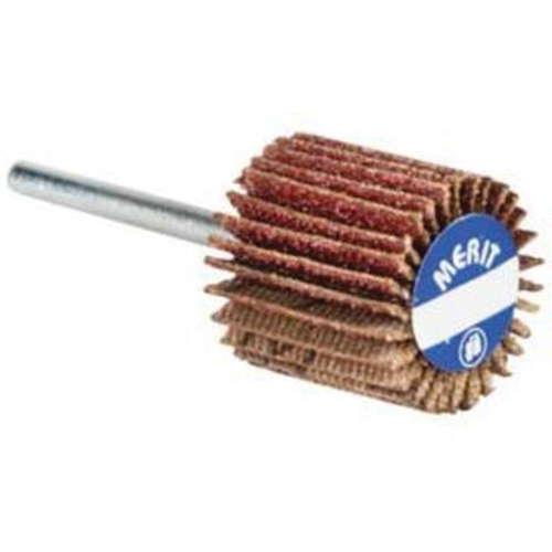 High Performance Micro-Mini Flap Wheel, Aluminum Oxide, 240 Grit, 3/4" x 3/4" x 1/8" Auto-Cam
