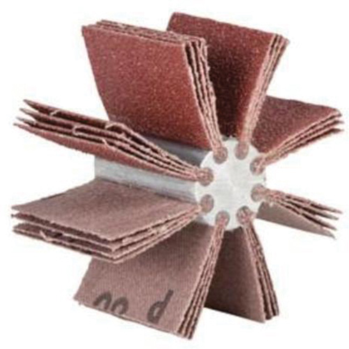 Plain Flap B-830 Bore Polisher, Aluminum Oxide, 180 Grit, 6-3/4" x 1-1/2" Auto-Cam