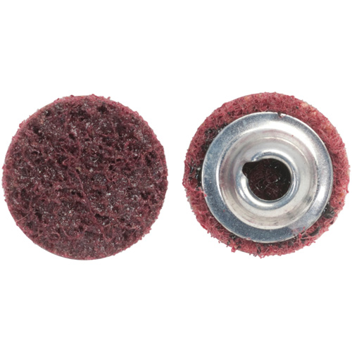Surface Prep Quick-Change Disc, 1" Dia., Medium Grit, Aluminum Oxide Auto-Cam