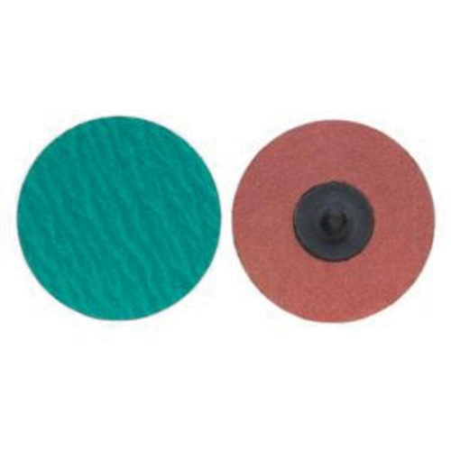 Quick-Change Cloth Disc, 1" Dia., 50 Grit, Zirconium Auto-Cam