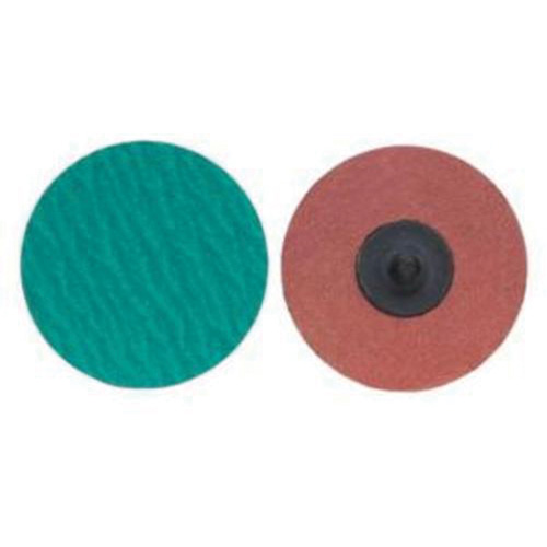 Quick-Change Cloth Disc, 1" Dia., 60 Grit, Zirconium Auto-Cam