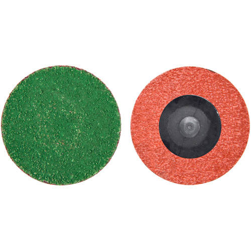 Zirc Plus Quick-Change Cloth Disc, 2" Dia., 120 Grit, Zirconia Alumina Auto-Cam