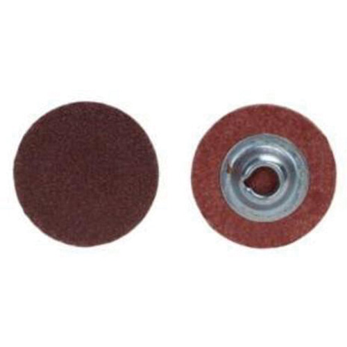 Quick-Change Cloth Disc, 1" Dia., 60 Grit, Aluminum Oxide Auto-Cam