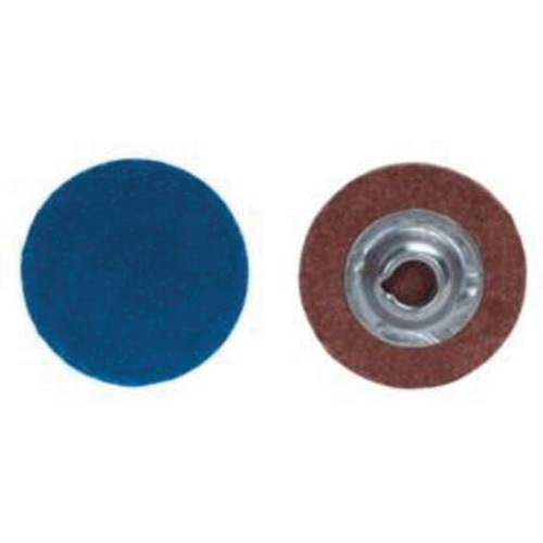 Quick-Change Discs, 2" Dia., 36 Grit, Zirconia Alumina Auto-Cam
