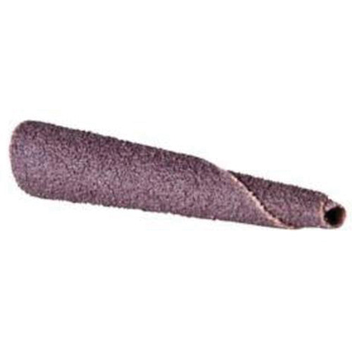 ALO Spiral Cartridge Roll, 100 Grit, 5/16" Dia., Aluminum Oxide, 1-1/2" L, 1/4" Arbor Auto-Cam