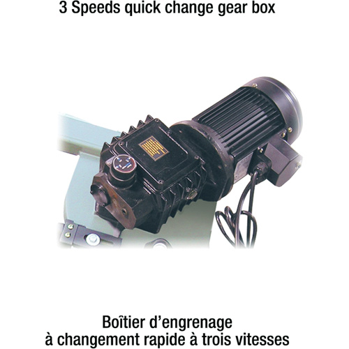 Scies &agrave; ruban pour le m&eacute;tal avec Geardrive, Horizontal/Vertical, Capacit&eacute; de coupe Rond 7" et 7" x 12" rectangulaire Auto-Cam