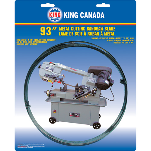 Lame de scie &agrave; ruban pour usage g&eacute;n&eacute;ral, Bim&eacute;tal, 93" lo x 3/4" la x &eacute;paisseur 0,032", 10-14 dents par pouce Auto-Cam