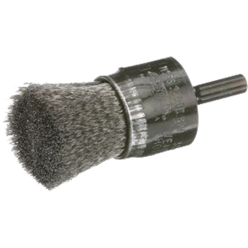 Crimped Wire End Brush, 1", 0.006" Fill Auto-Cam