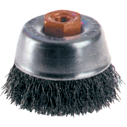 Crimped Wire Cup Brushes - High Speed Small Grinder Auto-Cam