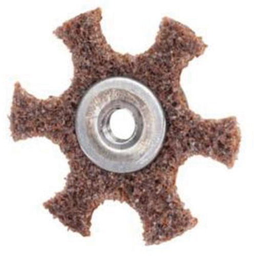 Disque abrasif en forme d'&eacute;toile pour pr&eacute;paration de surface Abrasotex , 2" dia., Grain Cors&eacute;, Oxyde d'aluminium Auto-Cam