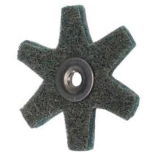 Abrasotex Surface Preparation Star, 2" Dia., Very Fine Grit, Aluminum Oxide Auto-Cam
