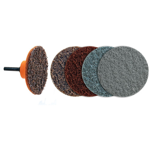 Disque de conditionnement TWIST BLENDEX, 3" dia., Grain Fin, Oxyde d'aluminium Auto-Cam