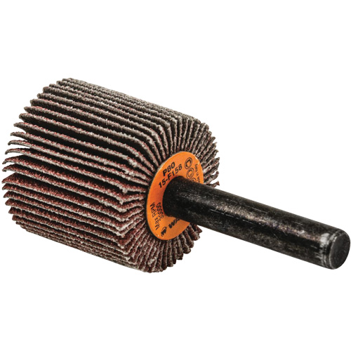 Flap Wheels-Coolcut Flap Wheels, Aluminum Oxide, 80 Grit, 1" x 1" x 1/4" Auto-Cam