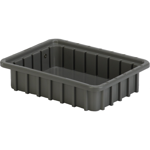Contenants Divider Box, Poly&eacute;thyl&egrave;ne, 10,8" la x 8,3" p x 2,5" h, Gris Auto-Cam