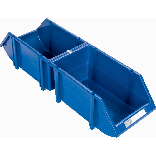 Stack & Hang Bin, 4-13/16" W x 3-3/16" H x 7-1/8" D, Blue Auto-Cam