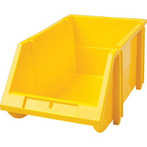 Stack & Hang Bin, 5-7/8" W x 4-11/16" H x 9-13/16" D, Yellow Auto-Cam