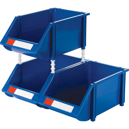 Bac empilable & &agrave; suspendre, 8-3/16" la, 6-3/16" h x 14" p, Bleu Auto-Cam