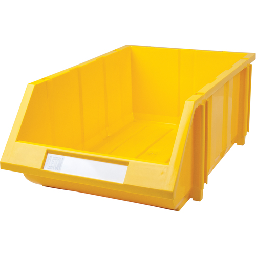 Stack & Hang Bin, 11-13/16" W x 7" H x 17-11/16" D, Yellow Auto-Cam