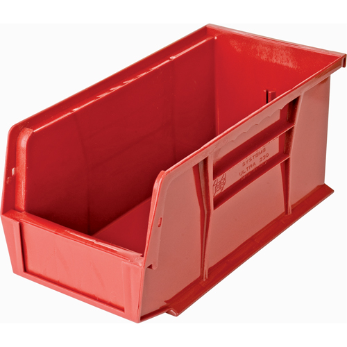 Ultra Stack & Hang Bin, 5-1/2" W x 5" H x 10-7/8" D, Red Auto-Cam