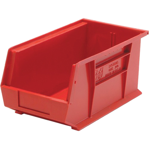 Bacs ultra empilable & suspendable, 8-1/4" la, 7" h x 14-3/4" p, Rouge Auto-Cam