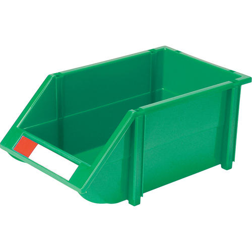 Stack & Hang Bin, 8-3/16" W x 6-3/16" H x 14" D, Green Auto-Cam