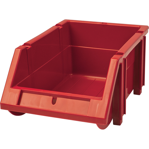 Stack & Hang Bin, 4-13/16" W x 3-3/16" H x 7-1/8" D, Red Auto-Cam