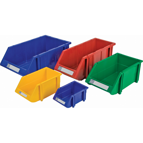 Bac empilable & &agrave; suspendre, 7-7/8" la, 7" h x 17-11/16" p, Rouge Auto-Cam
