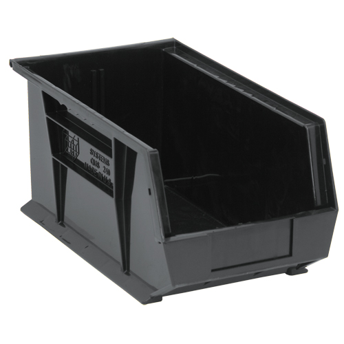 Ultra Stack & Hang Bin, 8-1/4" W x 7" H x 14-3/4" D, Black Auto-Cam