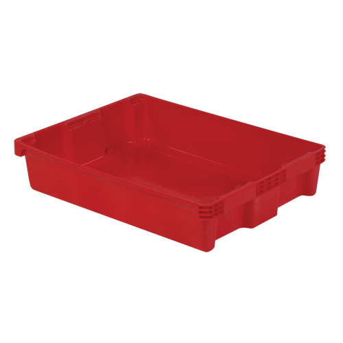 Contenants Stack-N-Nest Polylewton, 6,1" x 29,6" x 22,4", Rouge Auto-Cam