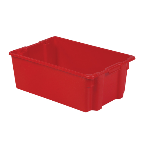 Contenants Stack-N-Nest Polylewton, 10,5" x 28,4" x 18,7", Rouge Auto-Cam
