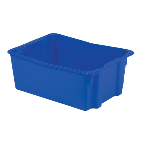 Contenants Stack-N-Nest Polylewton, 10,5" x 26,1" x 18,7", Bleu Auto-Cam